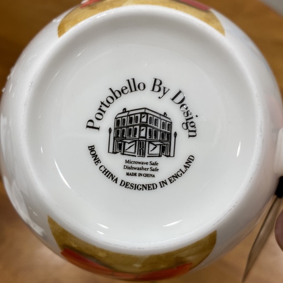 NWT.  Portobello by Design, 16oz., bone china, “Doxie” mug. - Picture 5 of 8